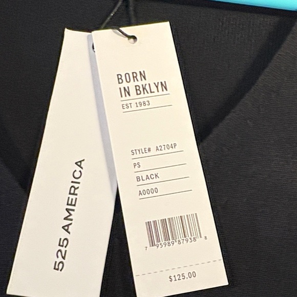 525 America petite small black dress - Picture 3 of 4